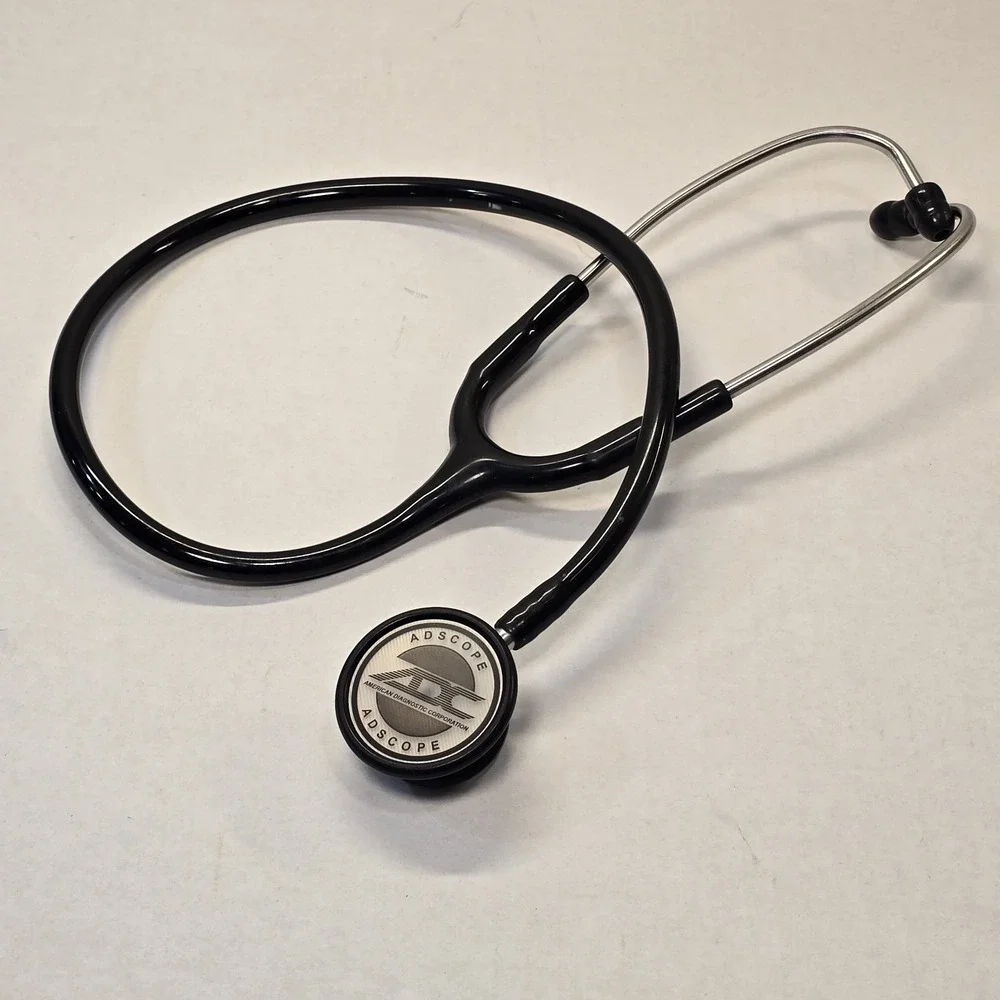Adscope Stethoscope Clinician RN Doctor‎ Black Stainless Steel Halloween Costume